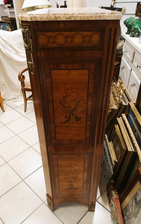 Secrétaire en marqueterie de style Louis XVI -photo-1