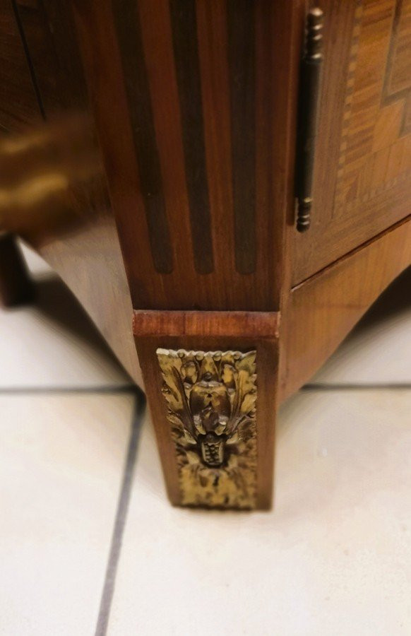 Secrétaire en marqueterie de style Louis XVI -photo-3