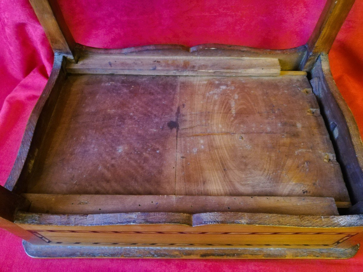 Petite table à écrire à double plateau 18ème siècle -photo-8