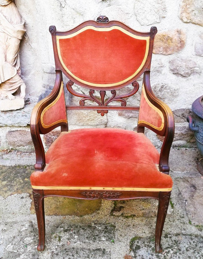 Art Nouveau Armchair-photo-2