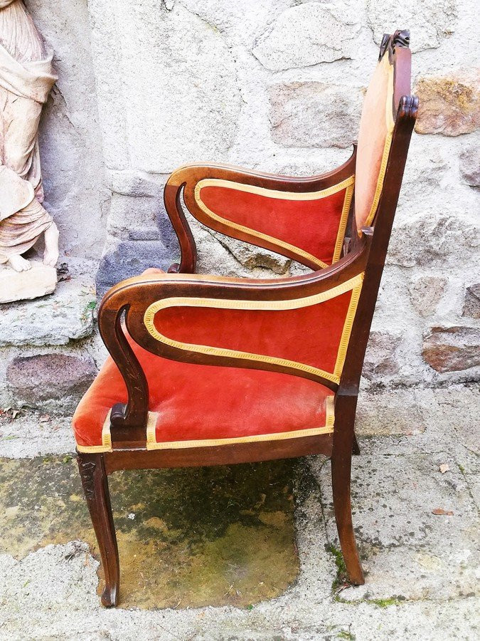 Art Nouveau Armchair-photo-3