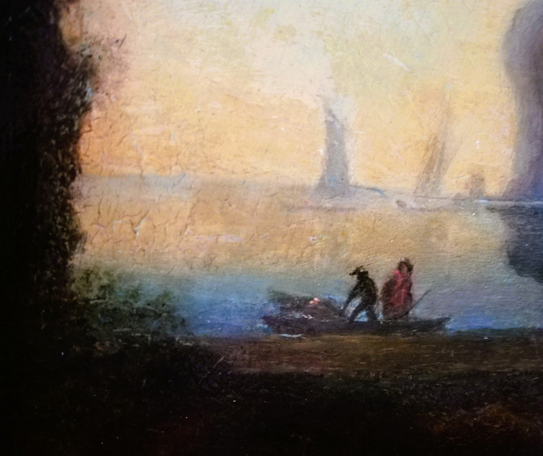 Oil On Panel, 18th Century -photo-2