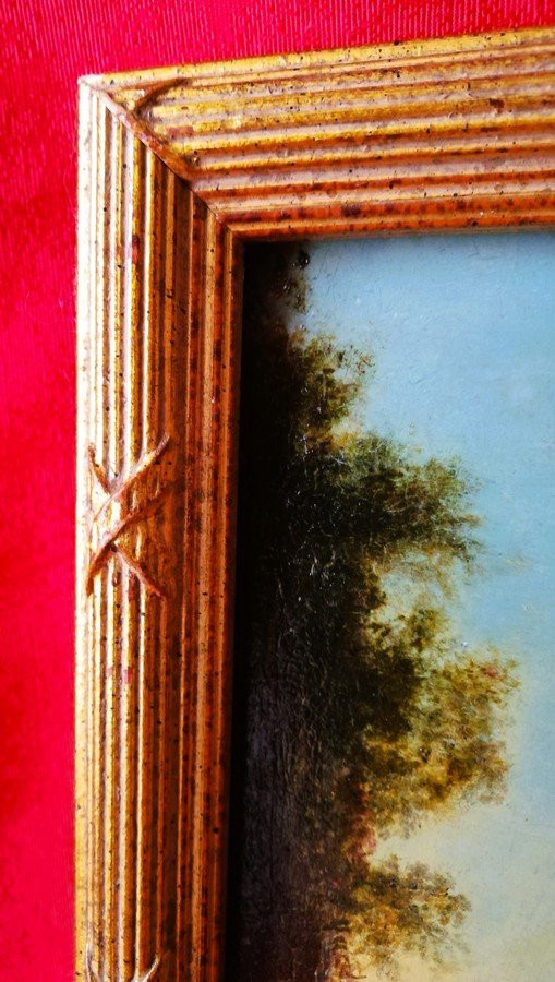 Oil On Panel, 18th Century -photo-2