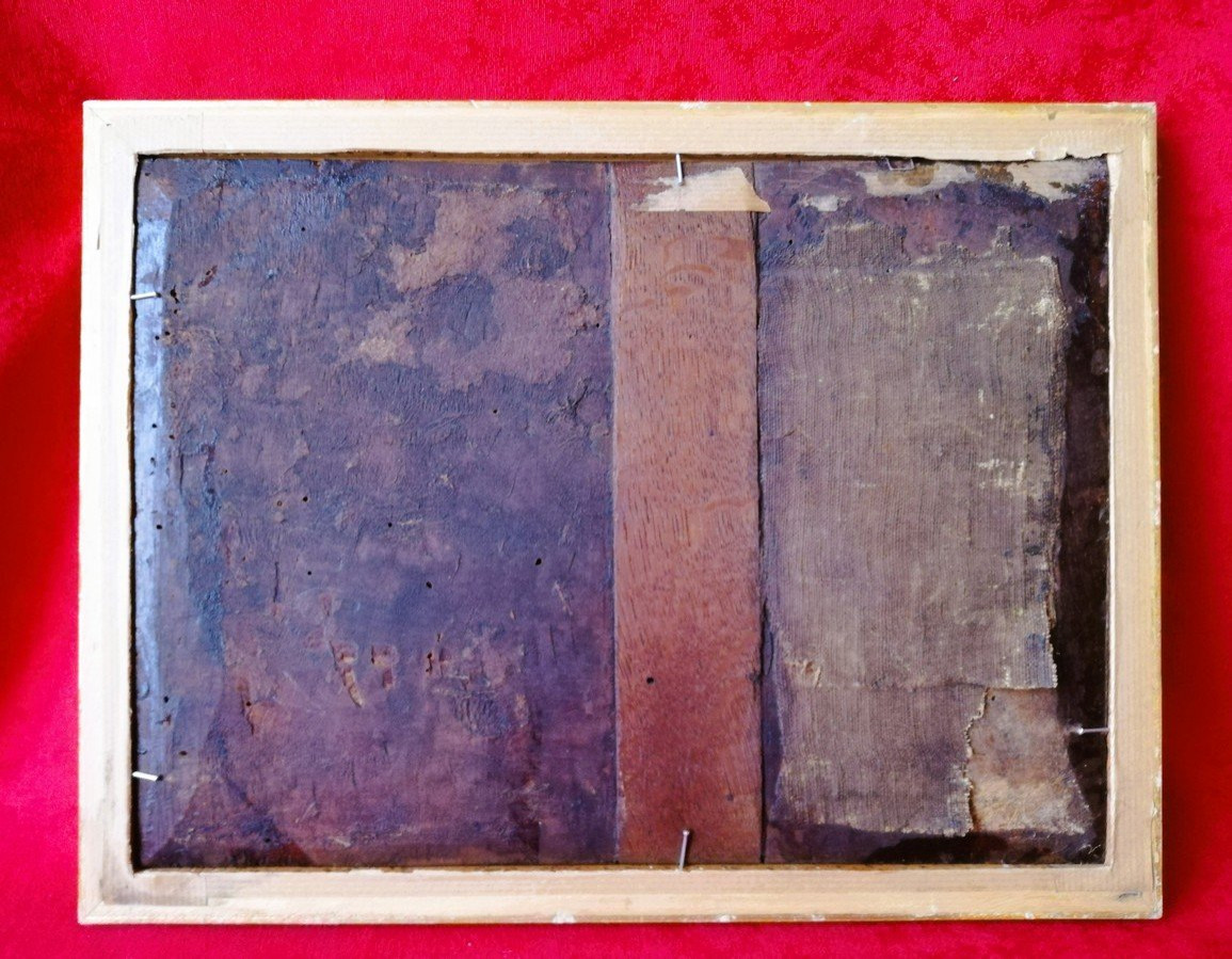 Oil On Panel, 18th Century -photo-3