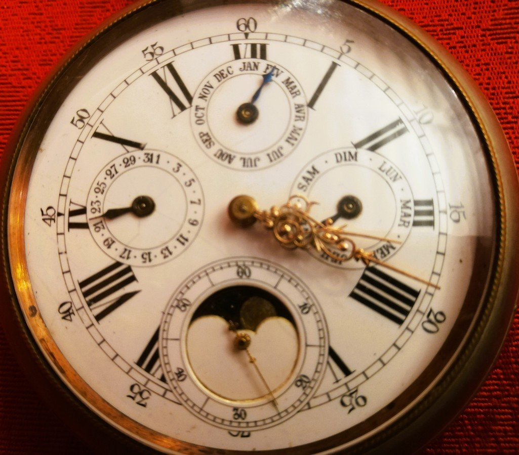 Moon Phase Regulator Watch -photo-2