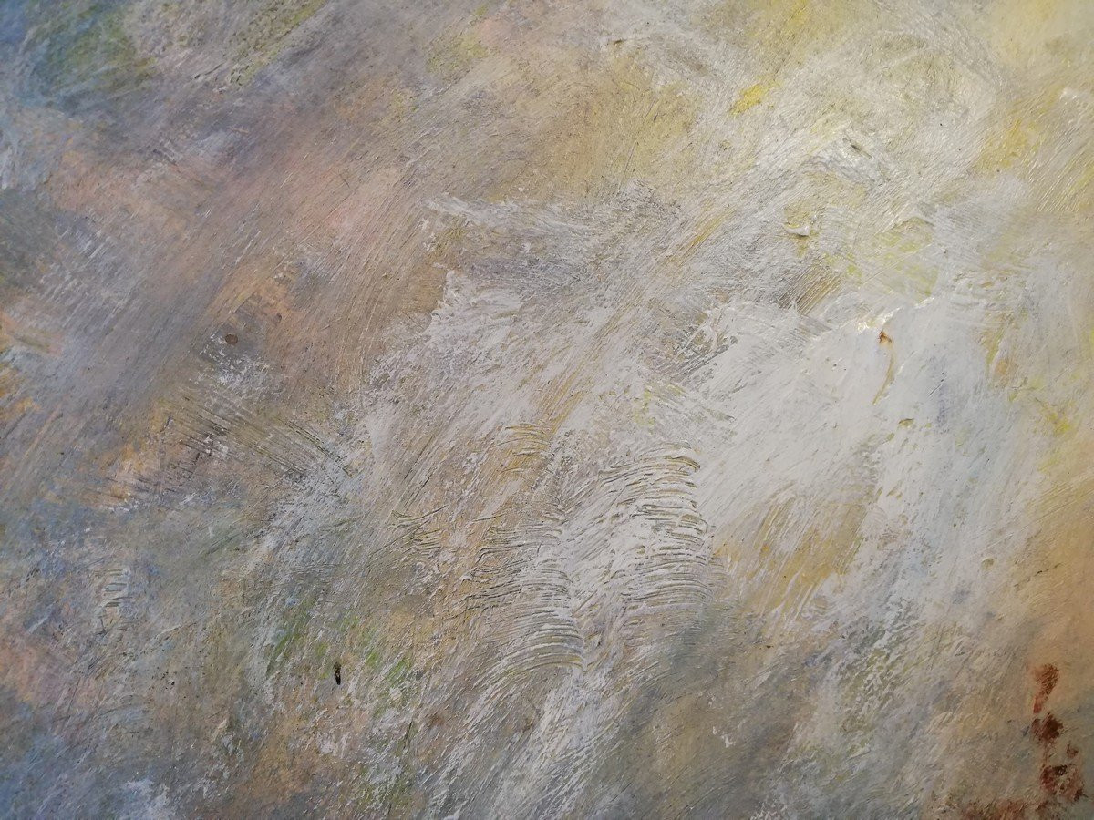 Huile sur isorel signée COWEZ-photo-4