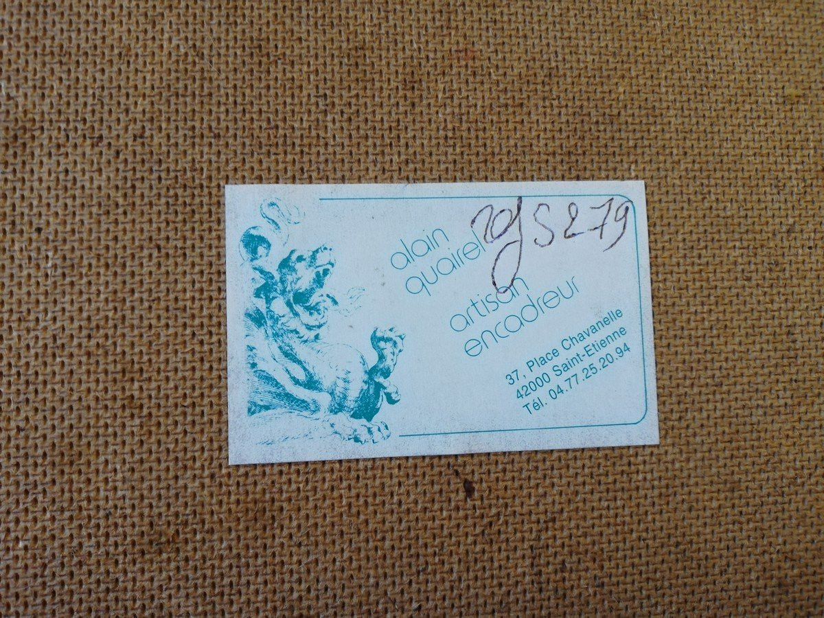 Huile sur isorel signée COWEZ-photo-7