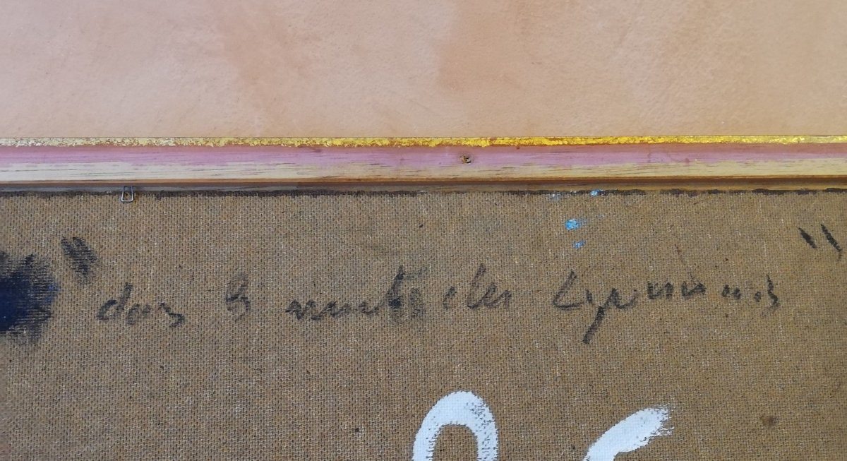 Huile sur isorel signée COWEZ-photo-8