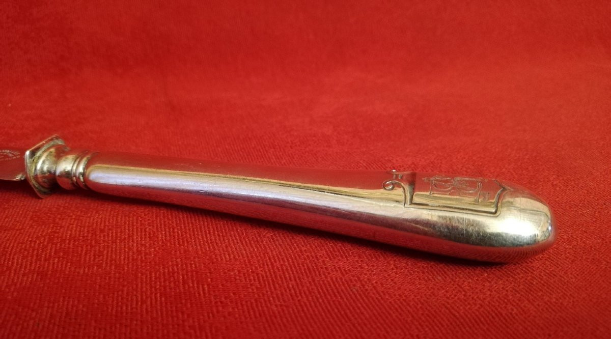 Série de dix couteaux en argent -photo-4