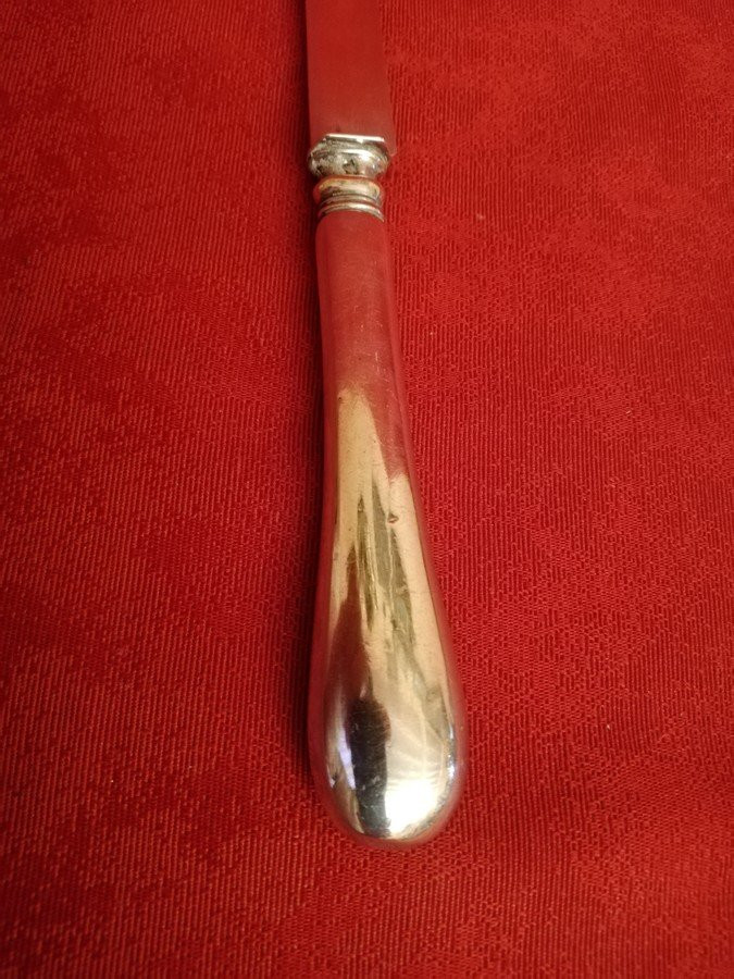 Série de dix couteaux en argent -photo-6