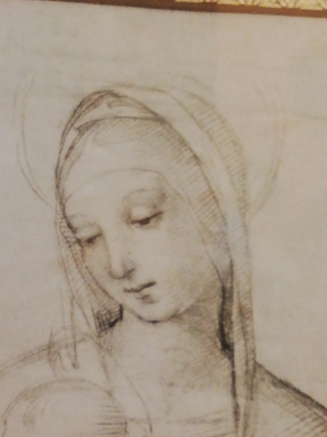 Dessin Vierge à l'enfant -photo-2