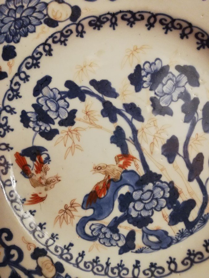 Assiette porcelaine Chine 18ème siècle -photo-2