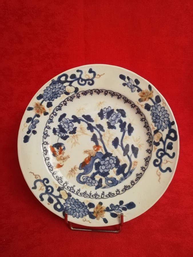 Assiette porcelaine Chine 18ème siècle 