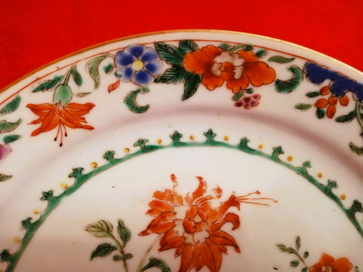 Assiette Chine 18ème siècle -photo-3