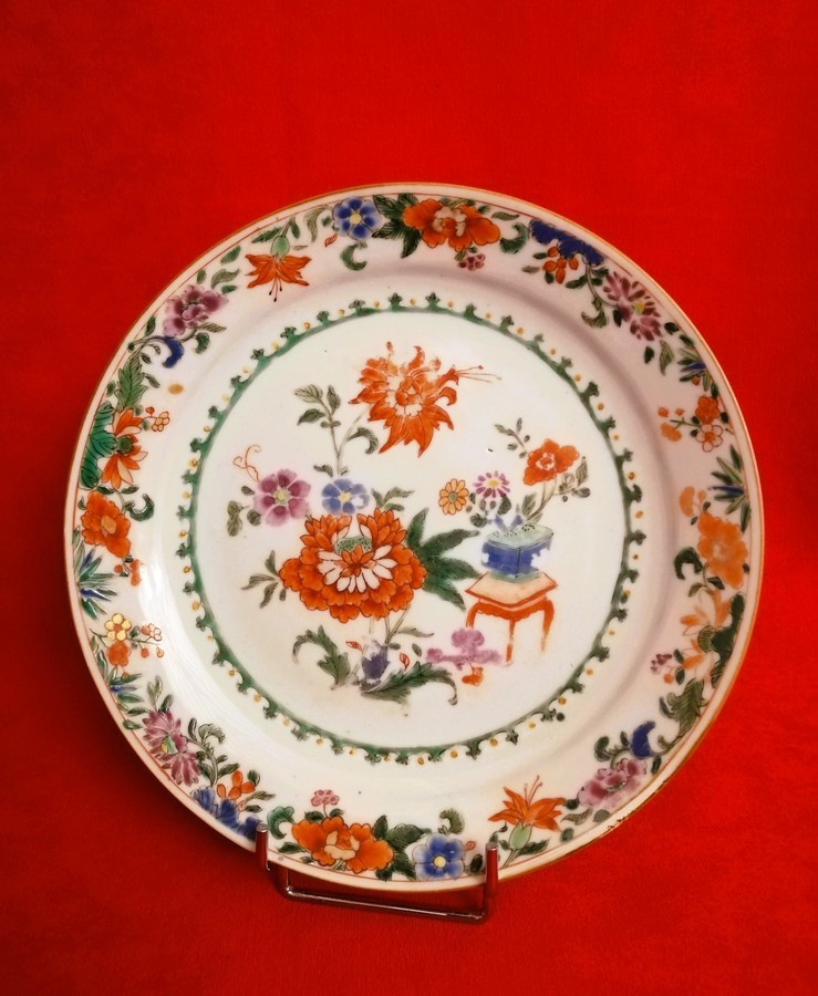 Assiette Chine 18ème siècle 
