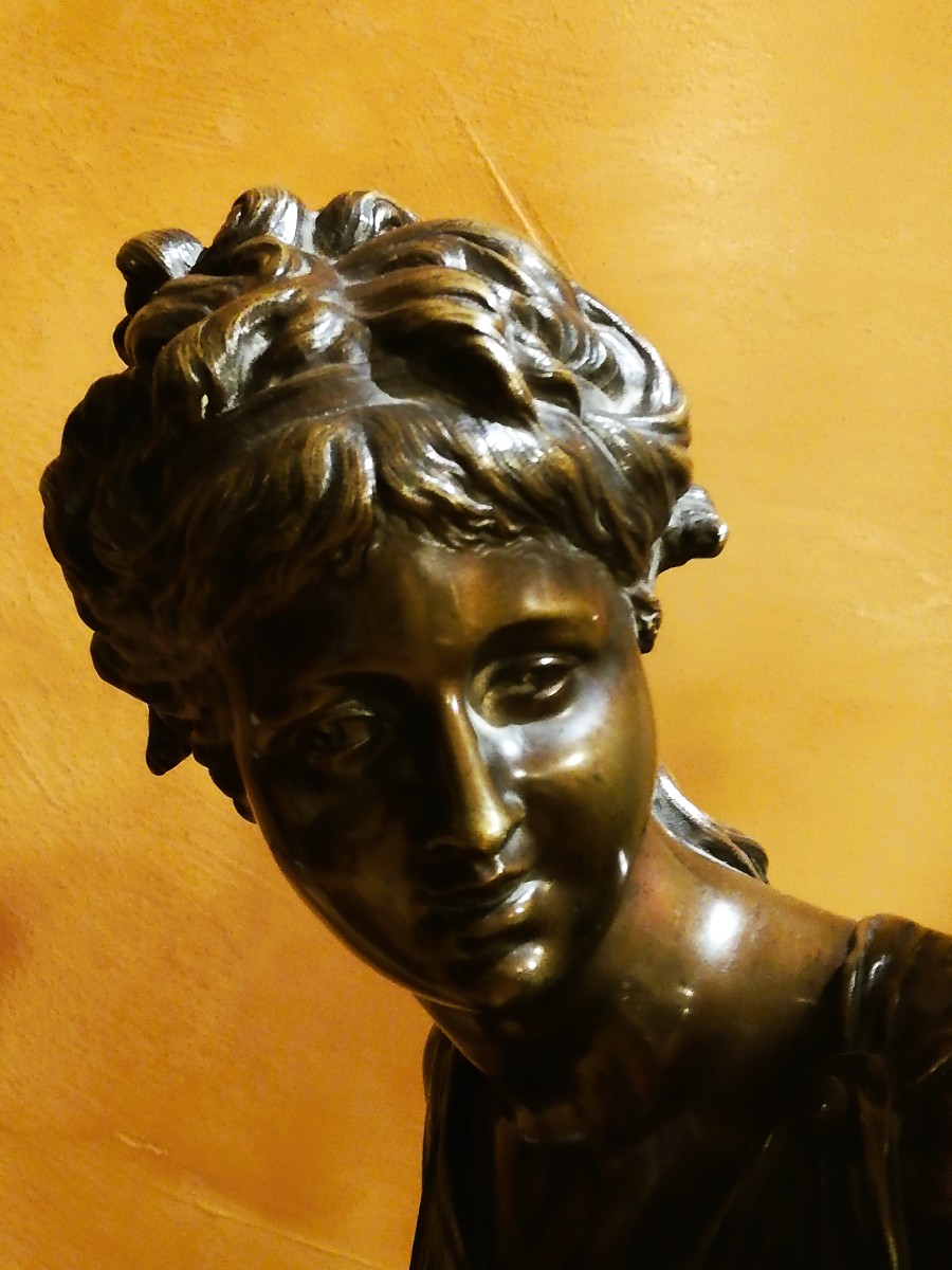 Groupe de bronze signé GREGOIRE -photo-3