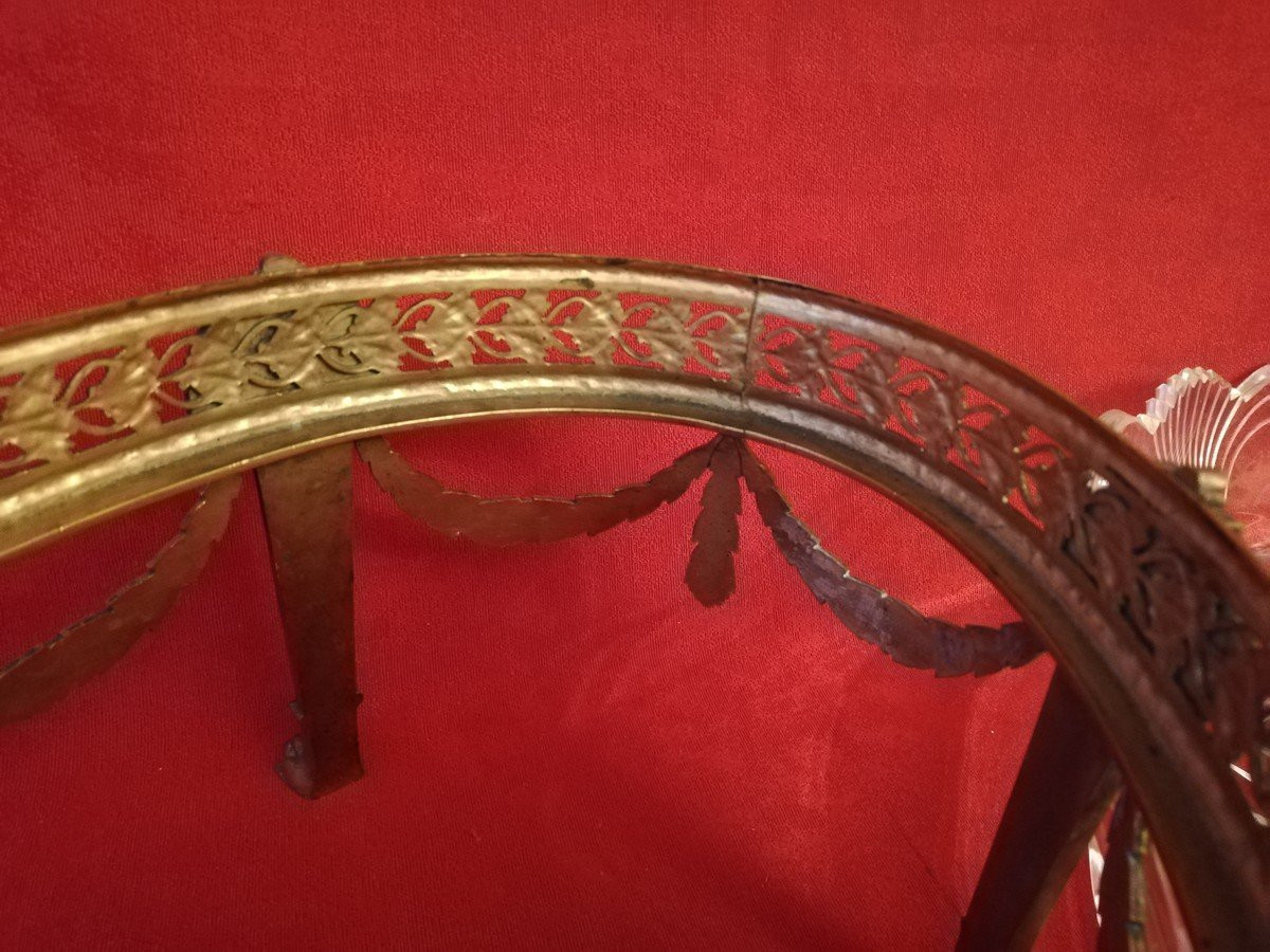 Bronze Mounted Crystal Bowl -photo-6