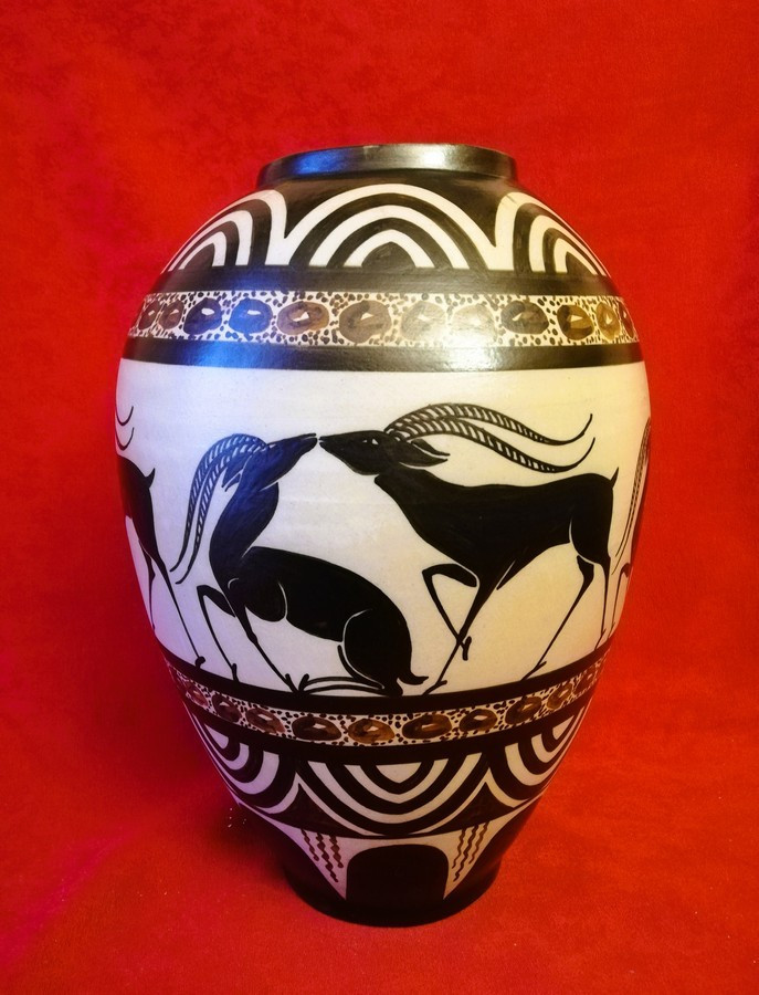 Artistic Vase By Etienne Vilotte For Ciboure 