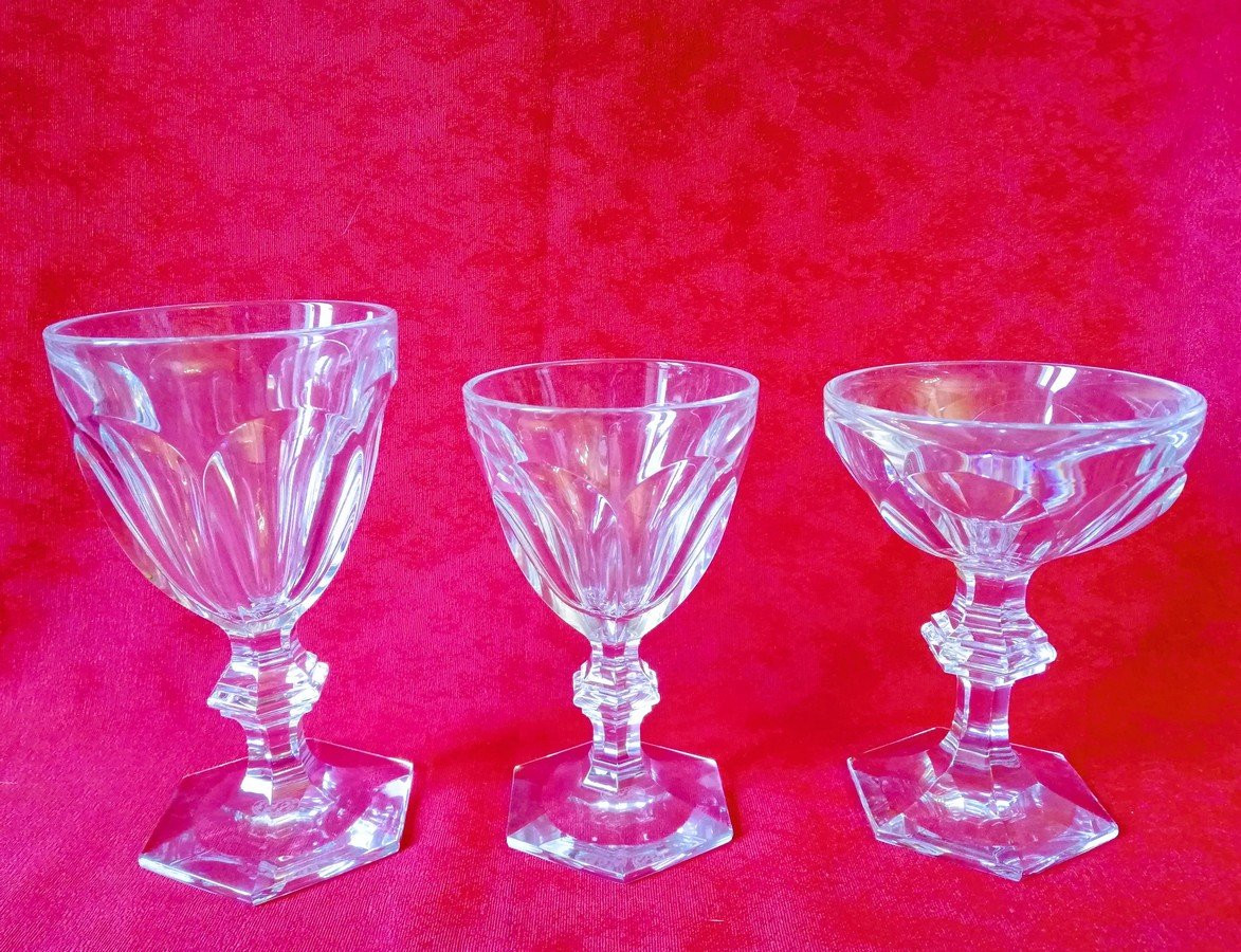Onze verres Baccarat Harcourt -photo-3