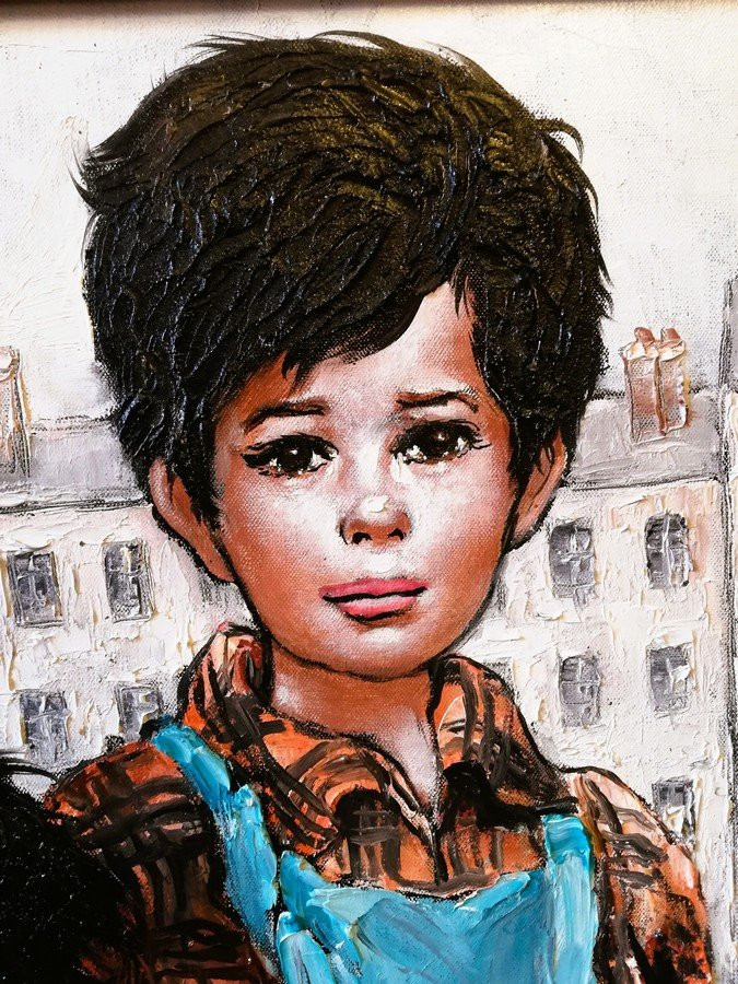 Huile sur toile encadrée -photo-4