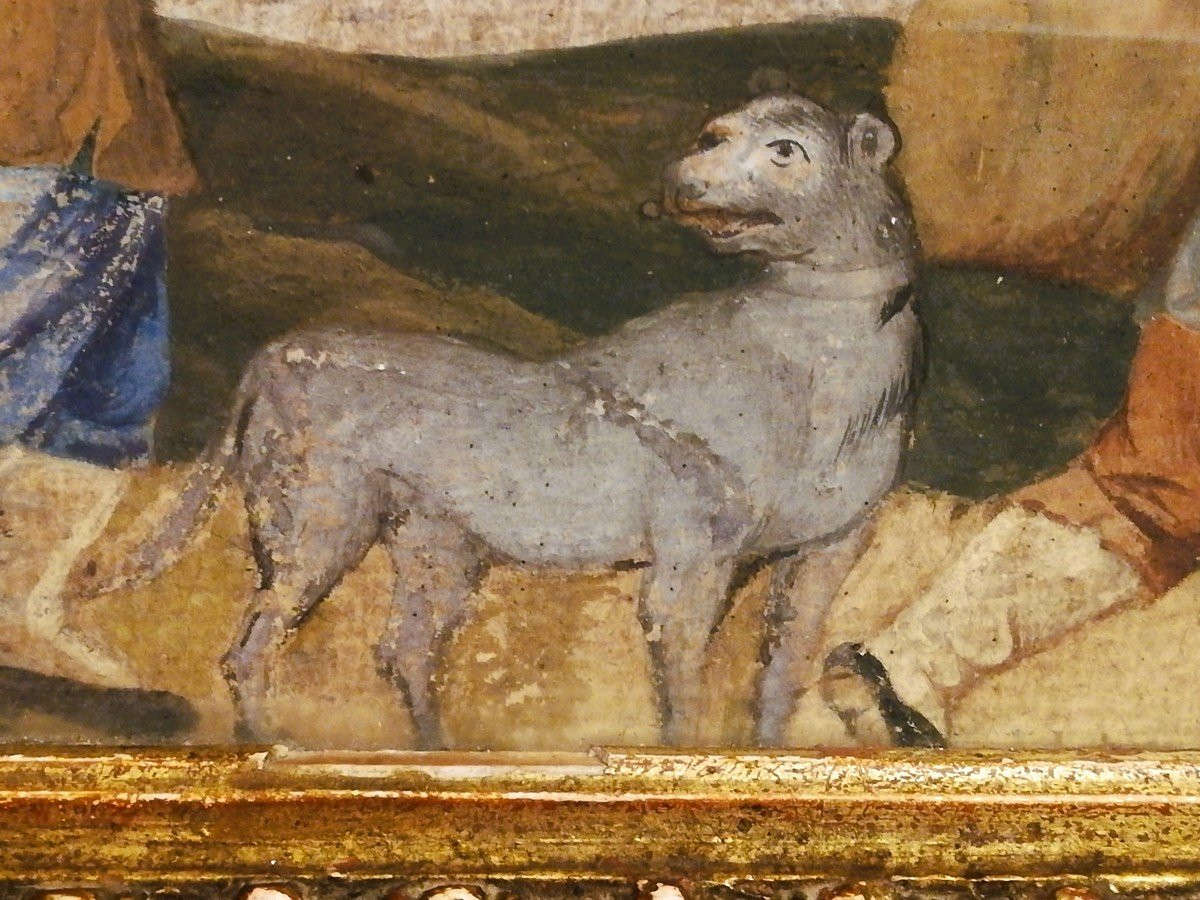 Gouache 18ème siècle -photo-1