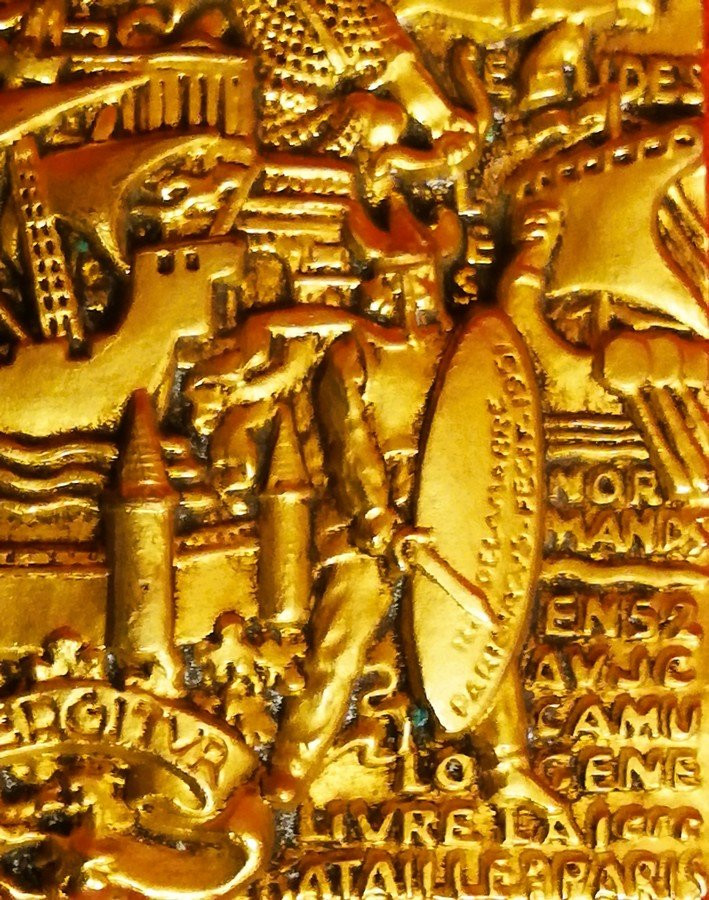 Médaille bronze doré-photo-1