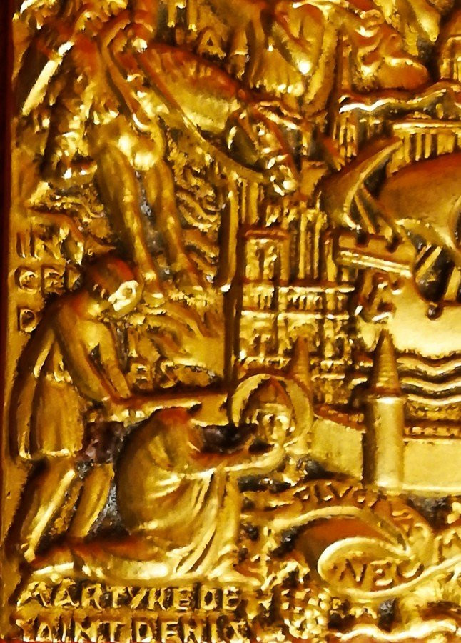 Médaille bronze doré-photo-2