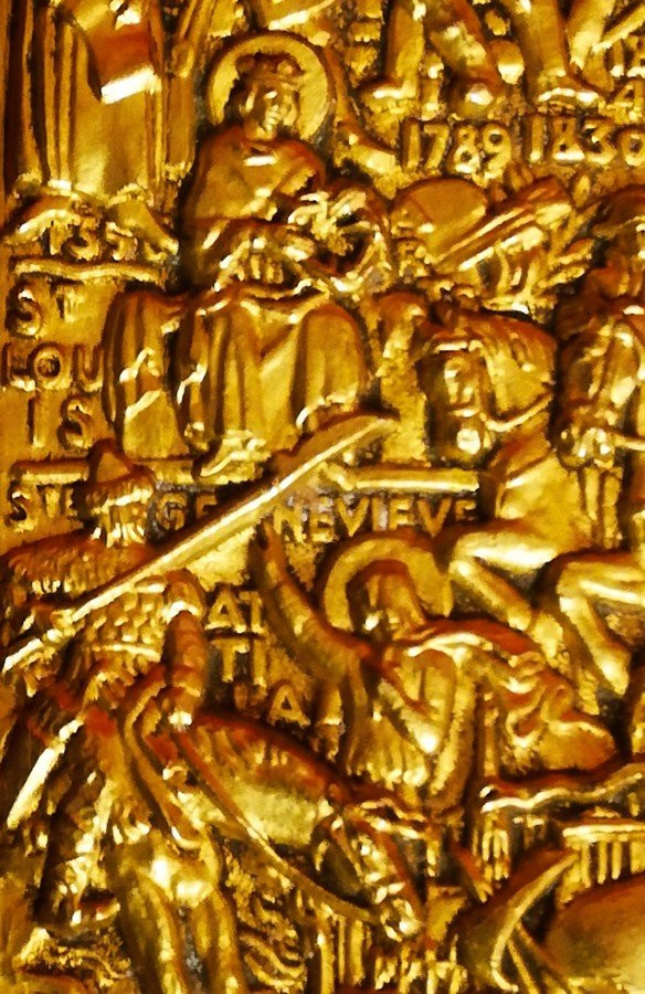 Médaille bronze doré-photo-3