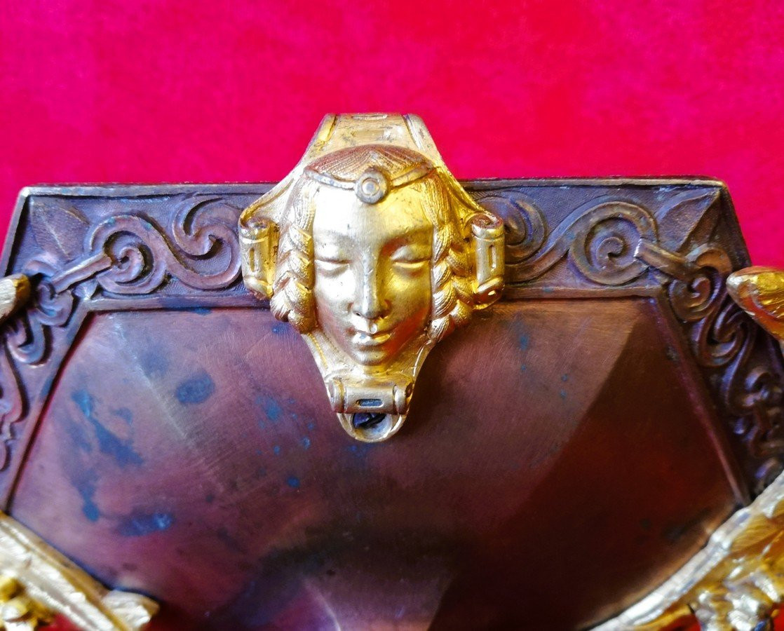 Paire de coupes en bronze -photo-5