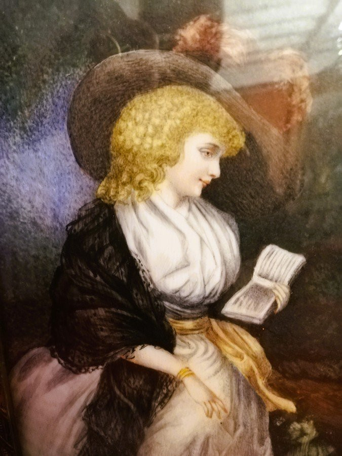 Framed Painting Of A Quality Lady -photo-2