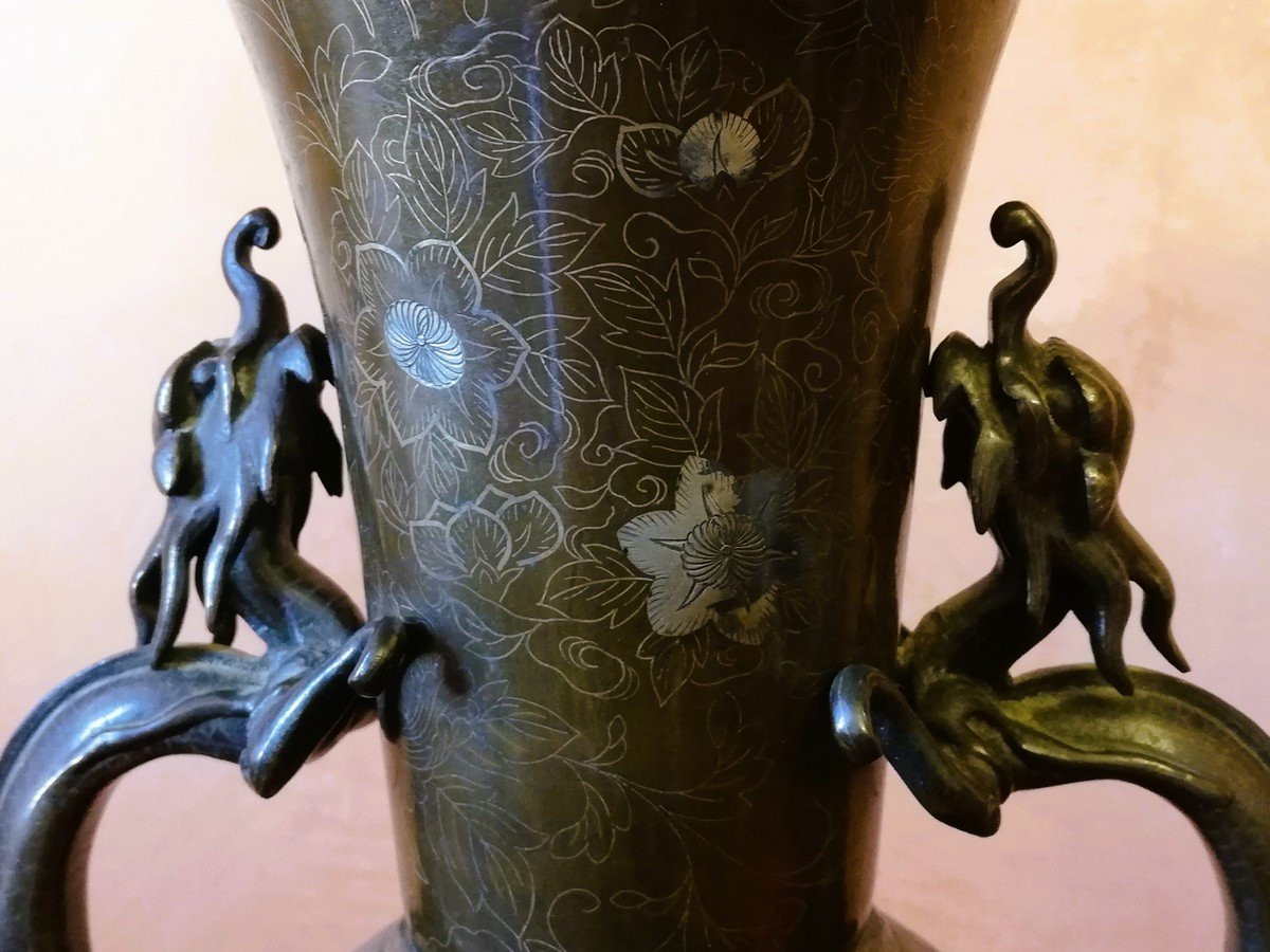 Grande paire de vases de la Chine -photo-4