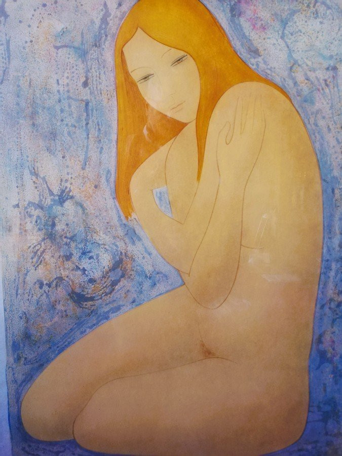 Lithographie encadrée -photo-2