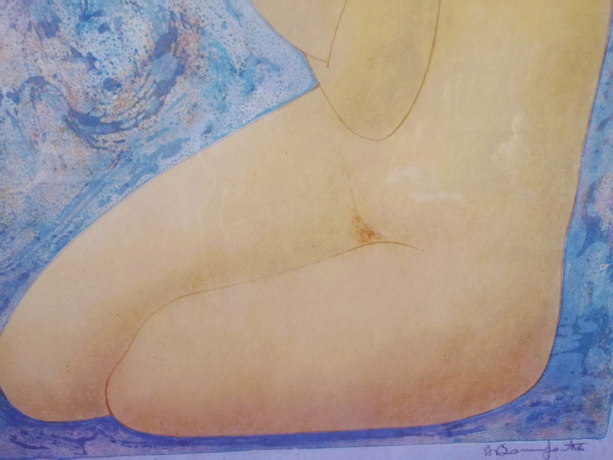 Lithographie encadrée -photo-1