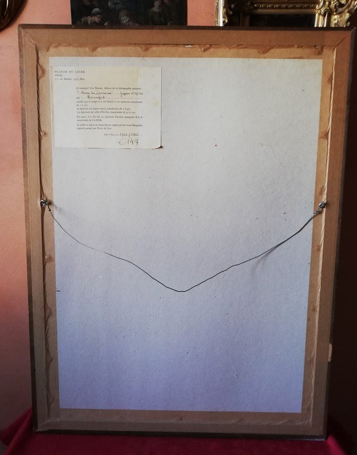 Lithographie encadrée -photo-6