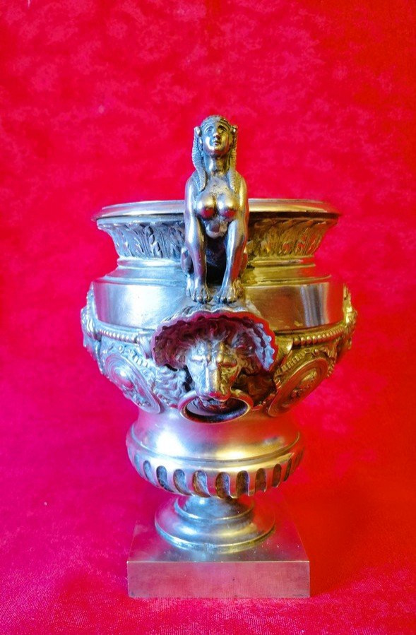 Empire Style Silvered Bronze Cup -photo-3
