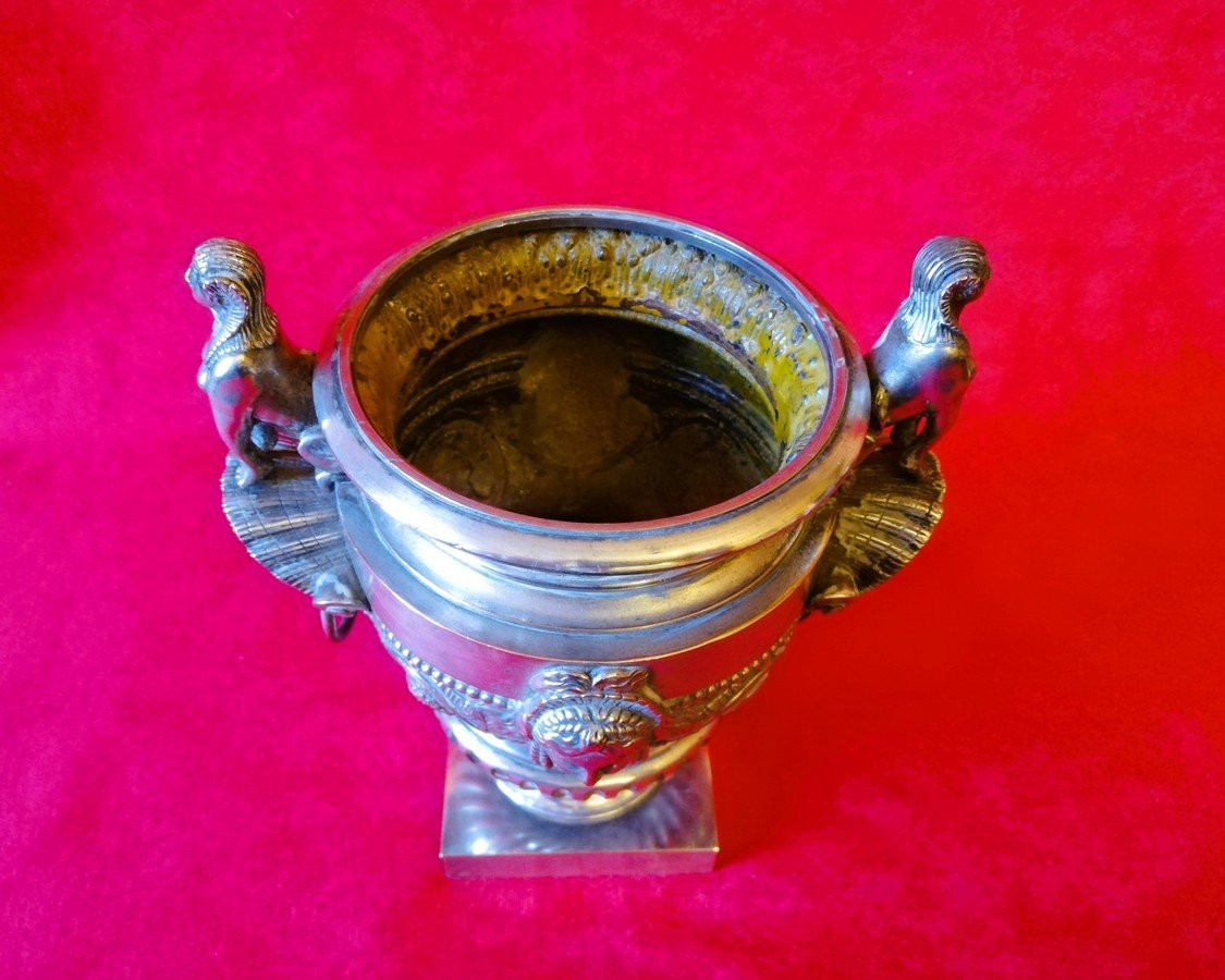 Empire Style Silvered Bronze Cup -photo-7