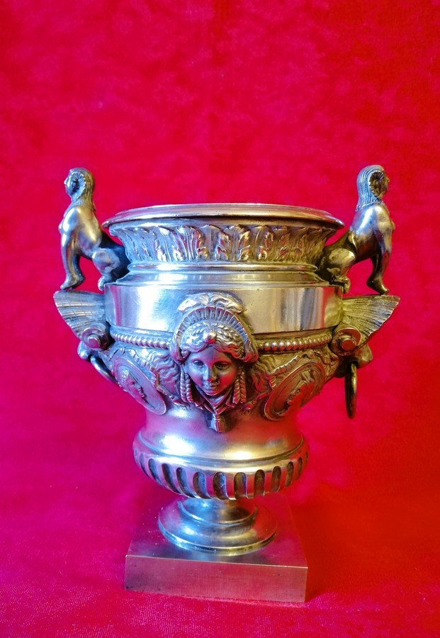 Empire Style Silvered Bronze Cup 