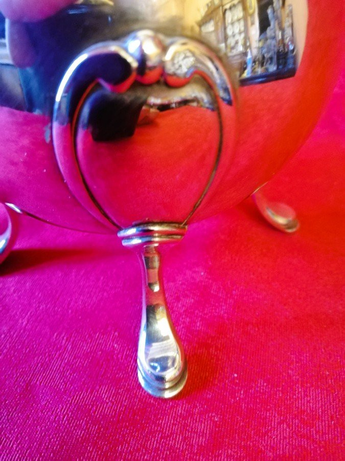 Chocolatière métal argenté -photo-8