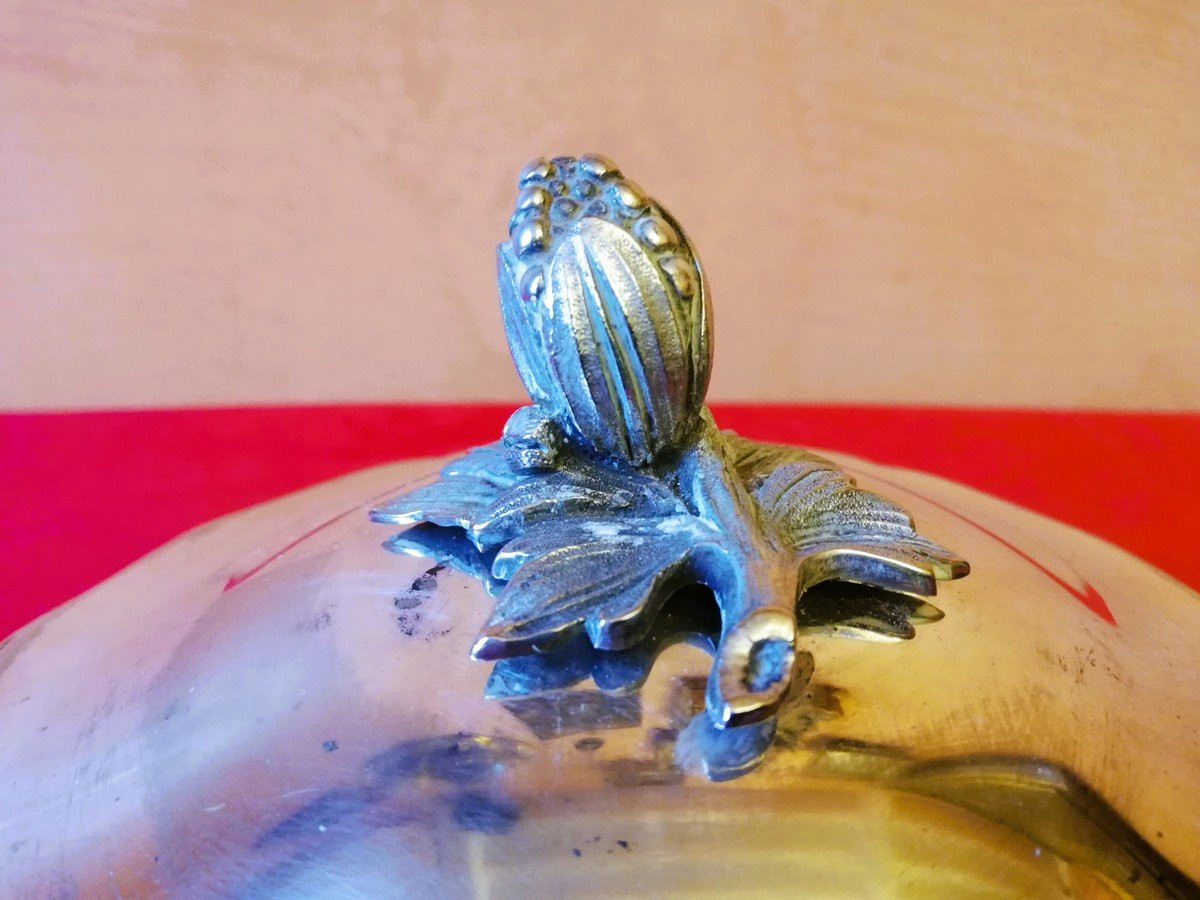 Bouillon en métal argenté -photo-2