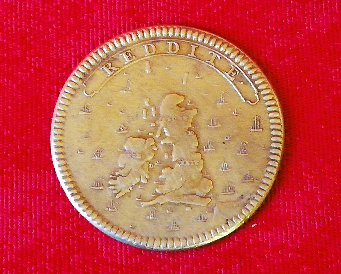 Médaille en laiton doré -photo-2