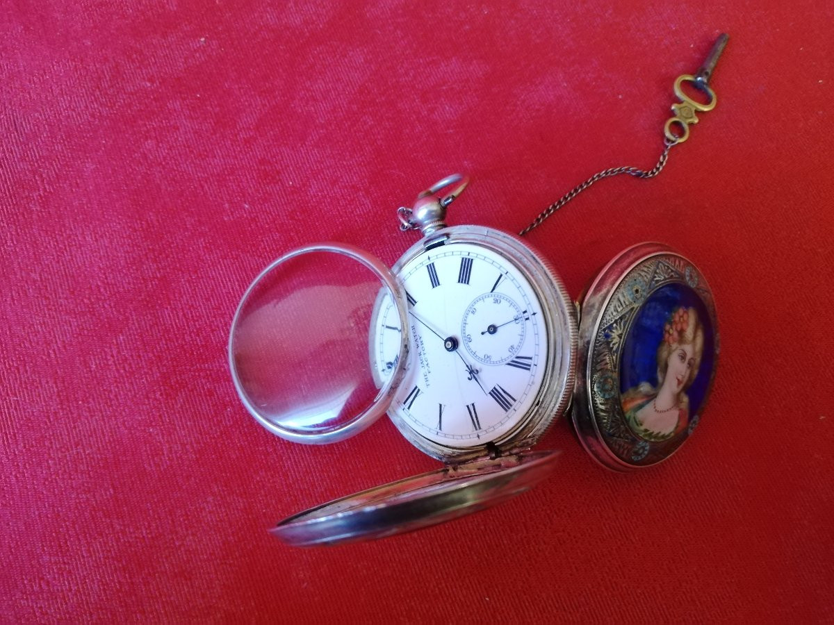 Double-sided Enamel Watch-photo-3