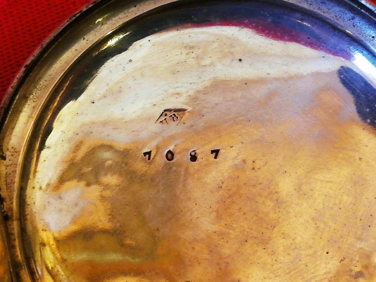 Montre à coq cadran décoré émaillé  -photo-4