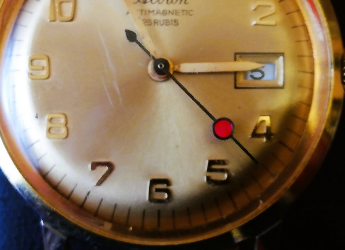 Gold-plated Mechanical Watch -photo-3