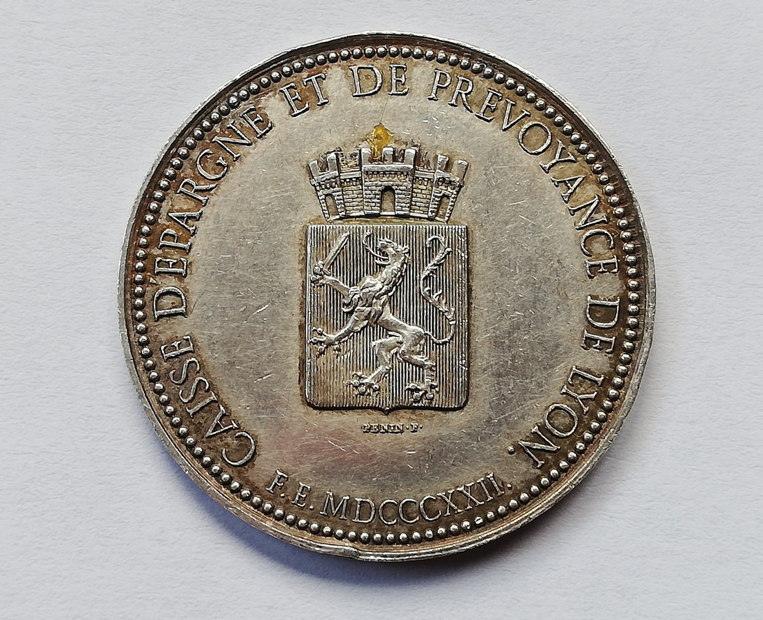 Lyon Savings Bank Silver Token 