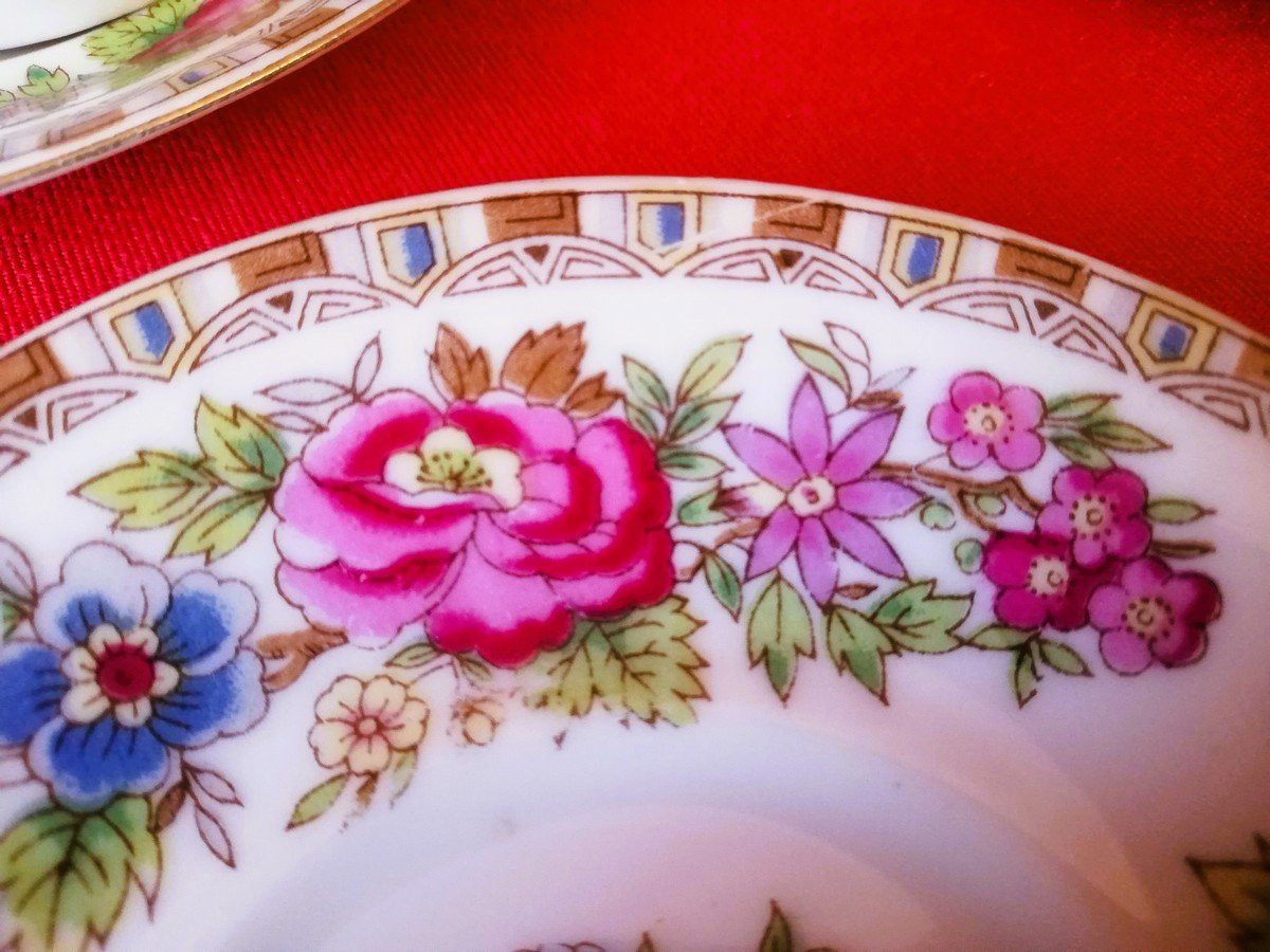 Seven Cups With Their Porcelain Saucers -photo-4