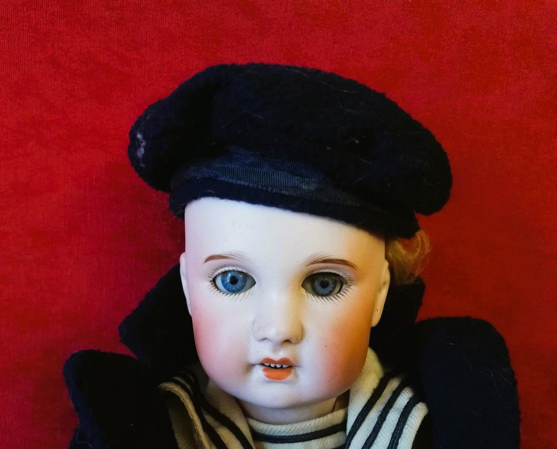 Poupée S.F.B.J. en costume de marin -photo-2