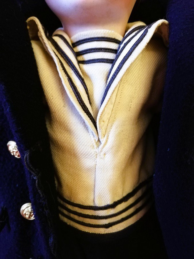 Poupée S.F.B.J. en costume de marin -photo-3