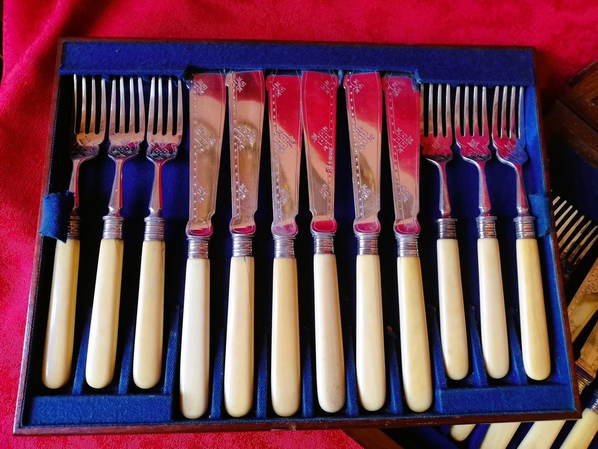 Service à poissons en coffret -photo-4