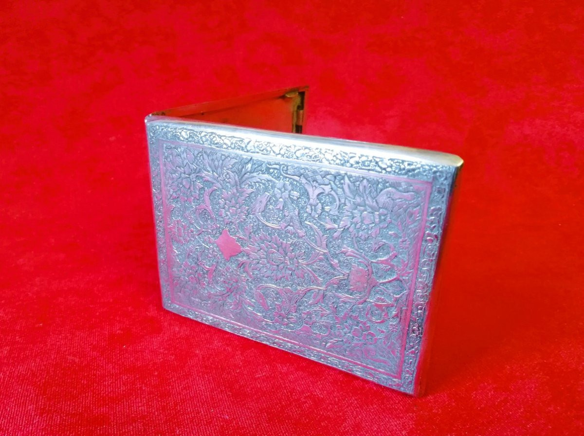 Etui porte cigarettes argent -photo-2