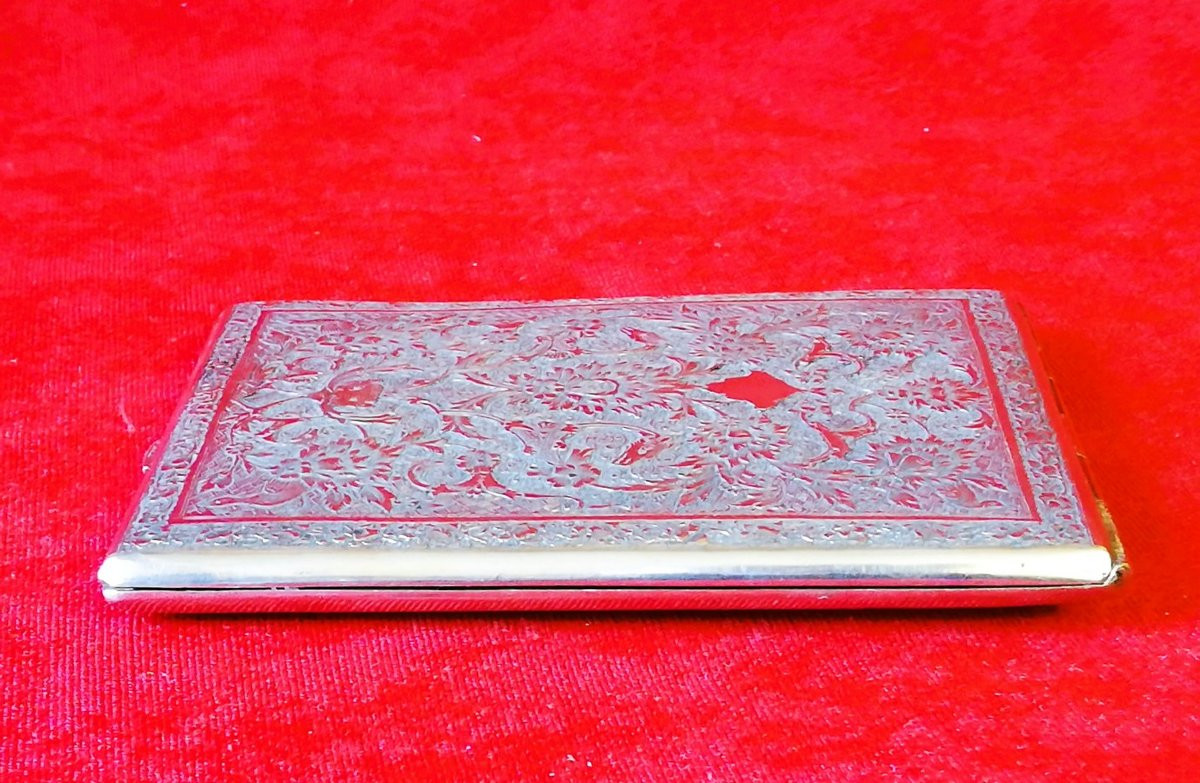 Etui porte cigarettes argent -photo-3